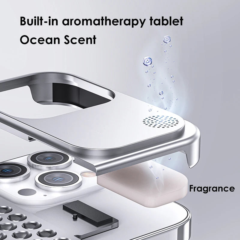 Titanium Aluminum Alloy Magnetic Case For iPhone